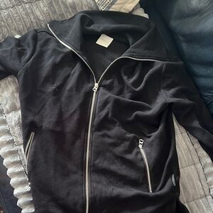 Varley Black Jacket with Zip Detail